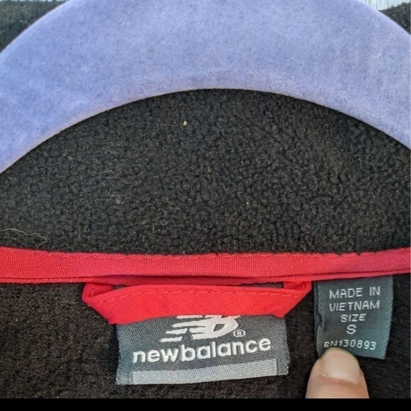 New Balance Fleece Quilted Full Zip Jacket EUC SZ S - Picture 3 of 4